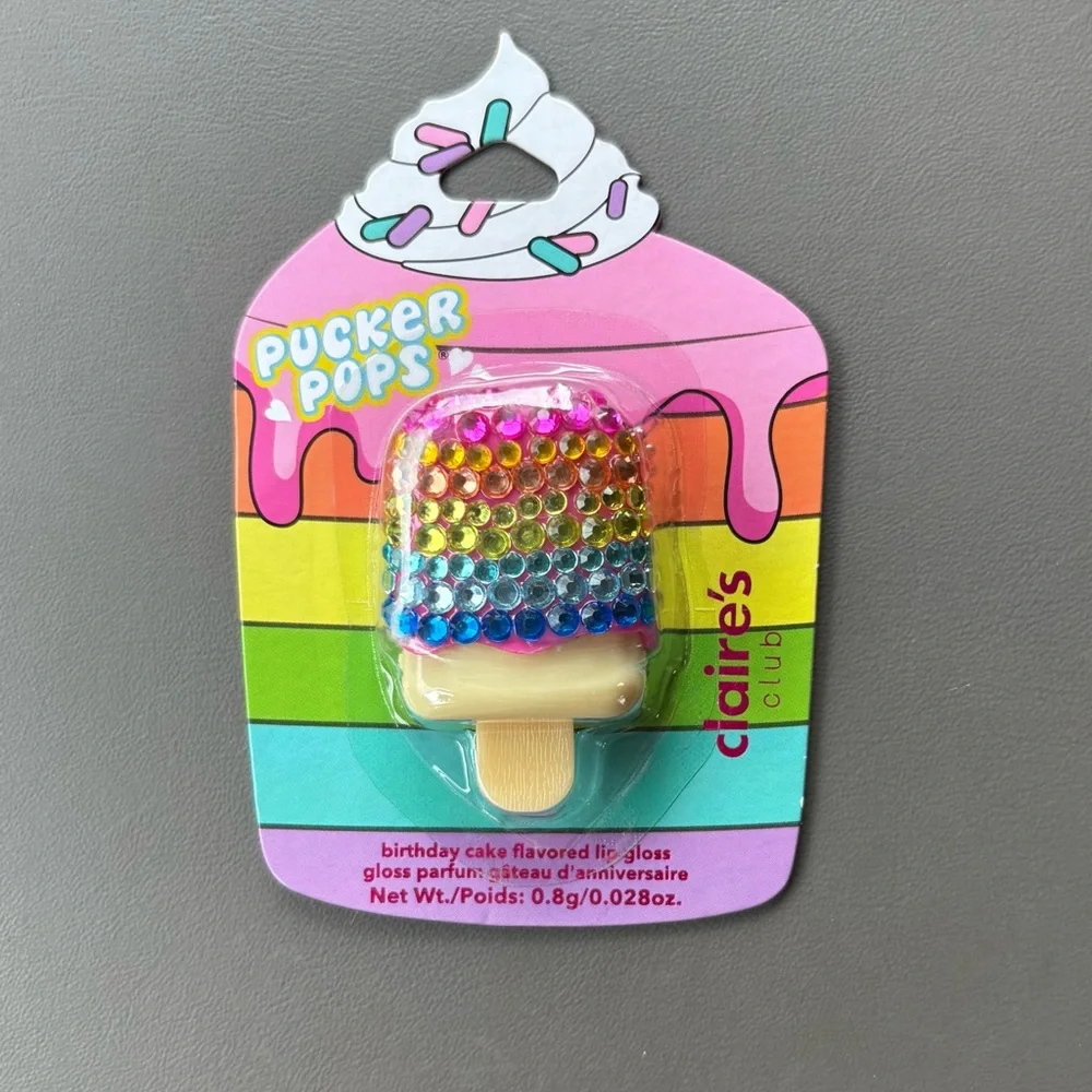 NWT, Claire's, Lip Gloss Set of 3